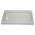Lippert 24IN X 32IN SHOWER PAN; LEFT DRAIN - PARCHMENT 209490